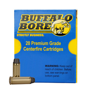 Buffalo Bore Ammunition 7C20 Personal Defense Strictly Business 454 Casull 360 gr Lead Wide Nose 20 Per Box 12 UPC: 651815007236