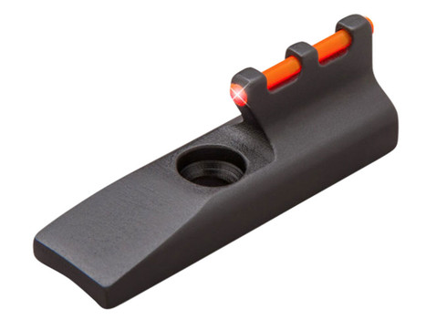 TruGlo TG965R Front Sight Red Fiber Optic Front/Black Frame Fits Browning Buck Mark Fits Ruger MK II/MK III/MK IV, 22/45, Front Post Screw Mount