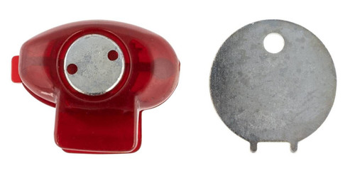 Allen 18511 Trigger Lock  Open With Key Red Polymer Firearm Fit Handgun UPC: 026509185116