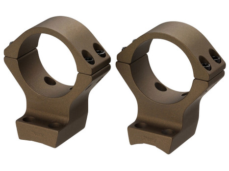 Browning 12533 X-Bolt Scope Mount System X-Lock Burnt Bronze Cerakote Aluminum 1" Tube, High Rings