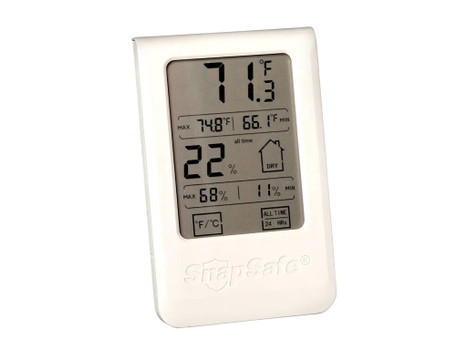 SnapSafe 75909 Gun Safe Hygrometer Gray AAA