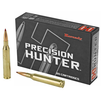 Hornady Precision Hunter Hyper Velocity Centerfire Ammunition, 25-06 Remington, ELD-X, 110 Grain - 20 Cartridge Box ( 20 / 1 )