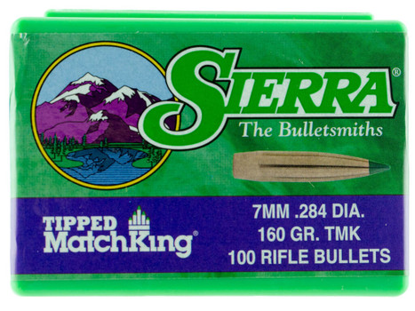 Sierra 7660 Tipped MatchKing 7mm 160gr Tipped MatchKing 100/Box