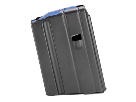 DuraMag 1065041176CPD SS 10rd 6.5 Grendel/6mm ARC for AR-15 Black w/ Blue Follower Detachable