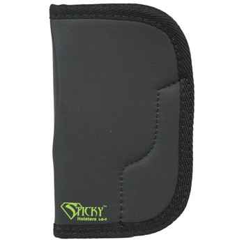 Sticky Holsters LG5 LG5 LgLong Revolvers up to 4 Latex Free Synthetic Rubber Black wGreen Logo UPC: 858426004146