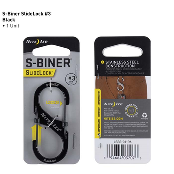 S-Biner Stainless Steel SlideLock UPC: 094664037076
