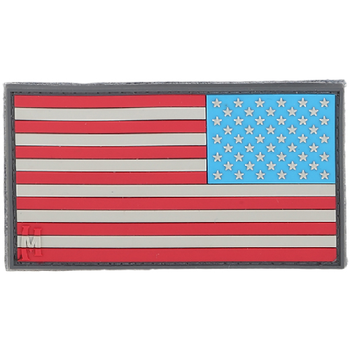 Reverse USA Flag Morale Patch (Large) UPC: 846909010906