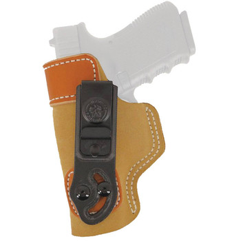 DeSantis Gunhide 106NA85Z0 SofTuck  IWB Tan LeatherSuede Belt Clip Fits Colt Commander Right Hand UPC: 792695305309