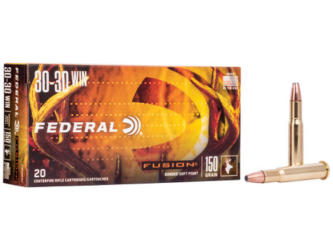 Federal F3030FS1 Fusion 30-30Win 150gr Bonded Soft Point 20 Per Box/10 Case
