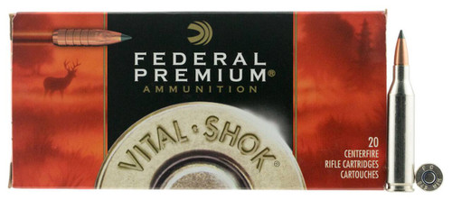 Federal Vital-Shok Hyper Velocity Centerfire Ammunition, 243 Winchester, Trophy Copper, 85 Grain - 20 Cartridge Box ( 20 / 1 )