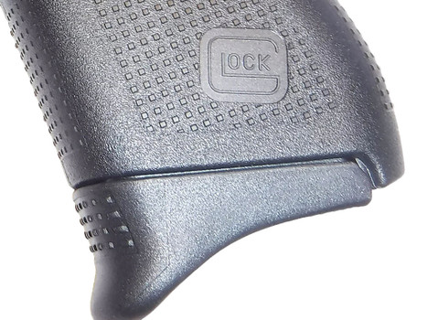 Pearce Grip PG43 Grip Extension made of Polymer with Black Finish & 3/4" Additional Length for Glock 43
