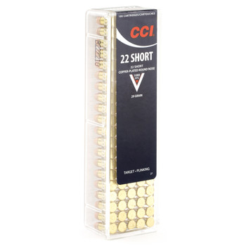 CCI 22 SHORT AMMO 100/5000 UPC: 076683000279