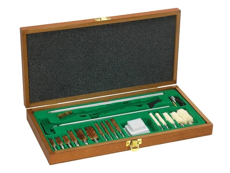 Remington Accessories 19054 Sportsman Cleaning Kit Multi-Caliber Multi-Gauge/27 Pieces/Wood Case