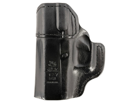 DeSantis Gunhide 127BA8BZ0 Inside Heat IWB Black Leather Belt Clip Fits Glock 43/43x Right Hand