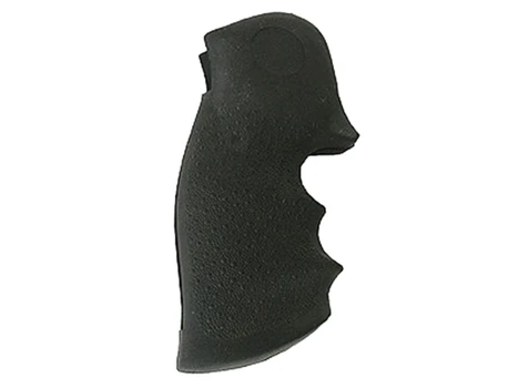 Hogue 46000 OverMolded Monogrip Black Rubber with Finger Grooves for Colt Python