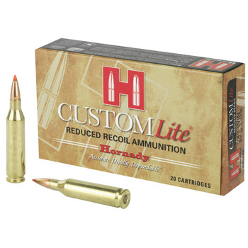 Hornady Custom Lite Hyper Velocity Centerfire Ammunition, 243 Winchester, Super Shock Tip, 87 Grain - 20 Cartridge Box ( 20 / 1 )