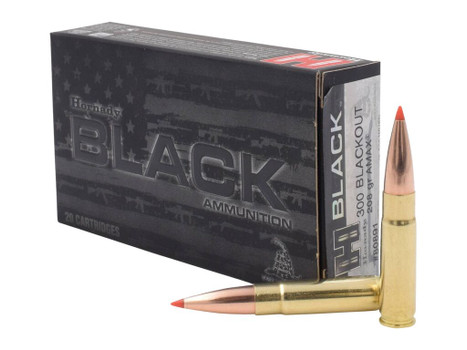 Hornady 80891 Black 300Blackout 208gr Hornady A Max 20 Per Box/10 Case