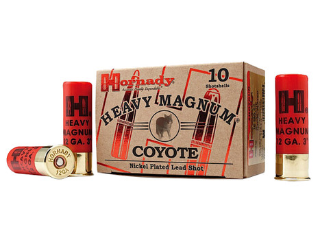 Hornady 86224 Heavy Magnum Coyote 12 Gauge 3" 1 oz 00 Buck Shot 10 Per Box/ 10 Case