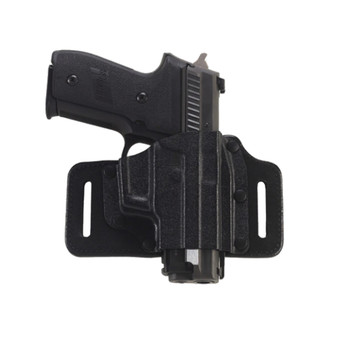 Galco TS224B TacSlide  OWB Black KydexLeather Compatible w Glock 17 Gen1519 Gen1522 Gen25 Belt Slide Mount Right Hand UPC: 601299011519