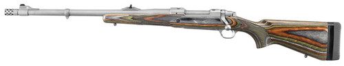 Ruger 47124 Hawkeye Guide Gun  375 Ruger 31 20 Threaded Barrel With Muzzle Brake Hawkeye Matte Stainless Steel Green Mountain Synthetic Stock Left Hand Optic Ready UPC: 736676471249