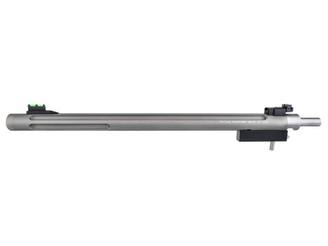 Tactical Solutions 1022TDGMG X-Ring Barrel 22 LR 16.50" Gunmetal Gray Finish Aluminum Material Bull with Fluting, Threading & Sights for Ruger 10/22 Takedown