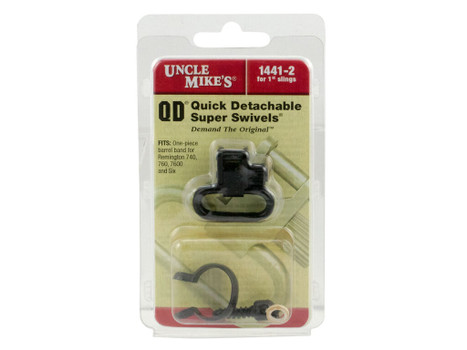 Uncle Mike's 14412 Super Swivel Quick Detach Blued 1" Loop for Remington 7600/ 760 (1969-Present)