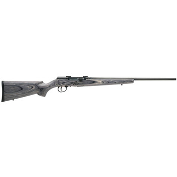Savage Arms 47008 A17 Sporter SemiAuto 17 HMR Caliber with 101 Capacity 22 Barrel Satin Black Metal Finish  Gray Laminate Stock Right Hand Full Size UPC: 011356470089