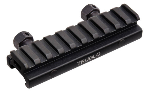 TruGlo TG8970B Picatinny Riser Mount  Matte Black Anodized UPC: 788130014349