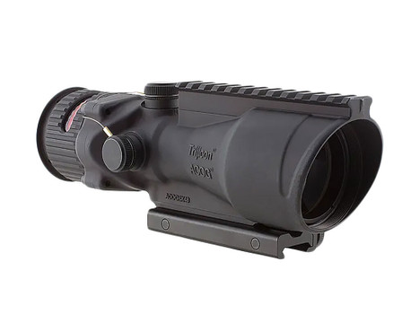 Trijicon 100005 ACOG w/TA75 Mount Matte Black 6x48mm Illuminated Red Horseshoe/Dot 308 BAC Reticle