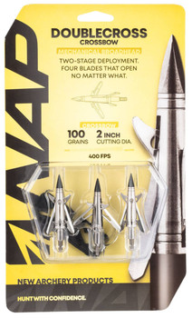 NAP NAP60087 Spitfire Doublecross Broadhead 100 GR 3 Pack UPC: 033576600879