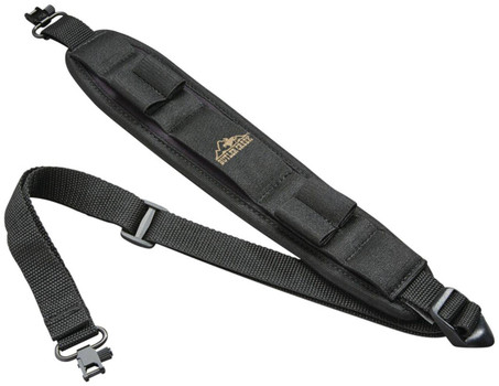 Butler Creek 81033 Comfort Stretch Alaskan Magnum Sling Black Neoprene wNonSlip Grippers 2046 OAL Adjustable Design 1 Swivels UPC: 051525810339