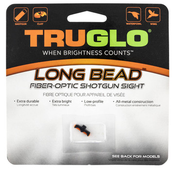 Truglo TG947ARM Long Bead  Metal Universal Shotgun Fiber Optic Red 640 UPC: 788130416419