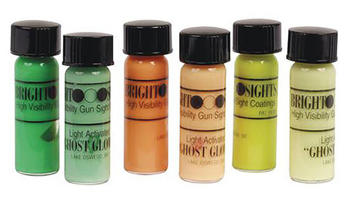 GLO-BRITE Hi-Visibility Paint Kit - Day-Brite (3 Colors) + Ghost Glow (3 Colors) UPC: 788130091319