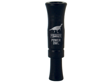 Primos 331 Power Owl Locator Open Call Owl Sounds Barred Owl Sounds Attracts Turkeys Black Acrylic