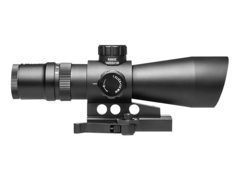 NcStar STP3942GV2 Mark III Tactical Gen 2 Black Hardcoat Anodized 3-9x 42mm Dual (Blue/Green) Illuminated P4 Sniper Reticle