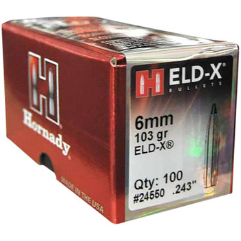 HRNDY ELD-X 6MM .243 103GR 100CT UPC: 090255245509