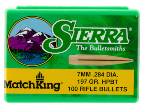 Sierra 1997 MatchKing 7mm 197gr Hollow Point Boat Tail 100/Box