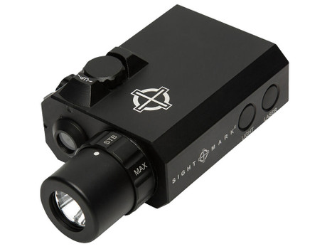 Sightmark SM25012 LoPro Mini Combo Flashlight and Green Laser Sight Matte Black 300 Lumens White LED