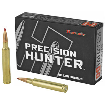 Hornady Precision Hunter Hyper Velocity Centerfire Ammunition, 280 Ackley Improved, ELD-X, 162 Grain - 20 Cartridge Box ( 20 / 1 )