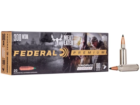 Federal P300WSMTC1 Premium 300WSM 180gr Trophy Copper 20 Per Box/10 Case