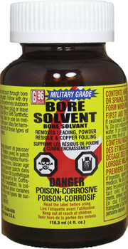 G96 MILITARY GRADE BORE SOLVENT 4OZ UPC: 616774110809