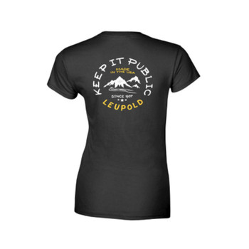 WMN KEEP IT PUBLIC TEE SS COTTON BLK LRG UPC: 030317019419