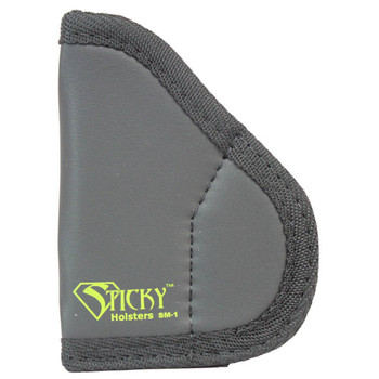 Sticky Holsters SM1NAA SM1  IWB Size 1 BlackGreen Latex Free Rubber Fits NAA Black Widow Fits 1.252.75 Barrel Ambidextrous UPC: 858426004559