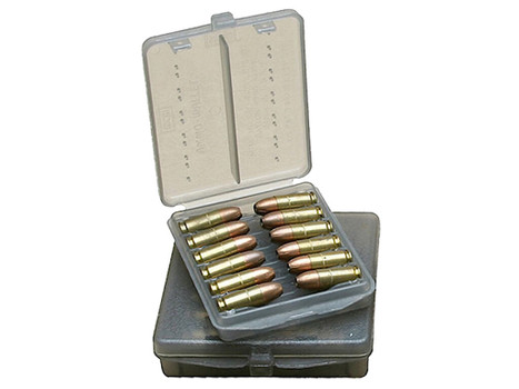 MTM Case-Gard W184541 Ammo Wallet Handgun 45 ACP 18rd Clear Smoke Polymer