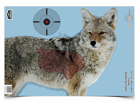 Birchwood Casey 35405 Pregame Coyote Paper Hanging Rifle 16.50" x 24" Impact Enhancement Yes 3 Per Pkg