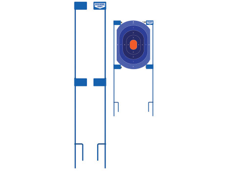 Birchwood Casey 49013 Adjustable Target Stakes 36" Stand Blue Steel Target 36" 2