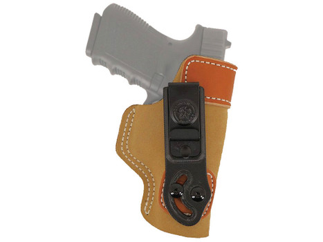 DeSantis Gunhide 106NAI4Z0 Sof-Tuck IWB Brown Suede Belt Clip Fits S&W M&P Shield 9/40 Right Hand