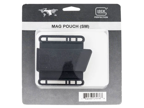 Glock MP17076 Mag Pouch OWB Black Polymer, Belt Loop Mount Up To 2.25", Fits G17/19/22/23/36/27/34/35
