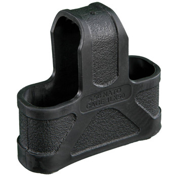 Magpul MAG001BLK Original Magpul  made of Rubber with Black Finish for 5.56x45mm NATO Mags 3 Per Pack UPC: 873750000008