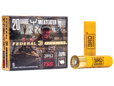 Federal PTDX258567 Premium 3rd Degree 20Gauge 3" 1 1/2oz 5/6/7Shot 5 Per Box/50 Case